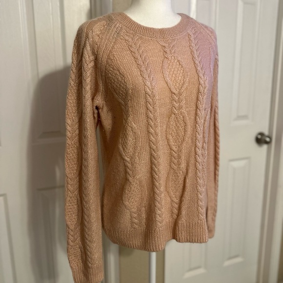 H&M Sweaters - H&M Pink Knit Crewneck Sweater Size: Large